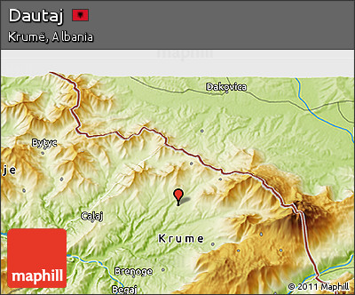 Physical 3D Map of Dautaj