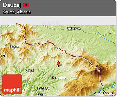 Physical 3D Map of Dautaj