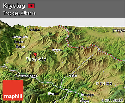 Satellite 3D Map of Kryelug