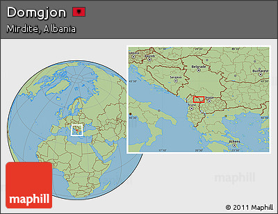 Savanna Style Location Map of Domgjon