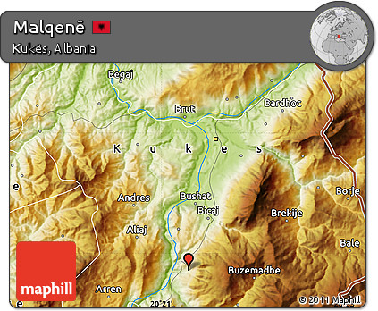 Physical Map of Malqenë
