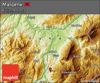 Physical Map of Malqenë