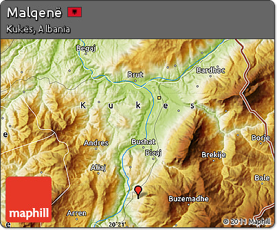 Physical Map of Malqenë