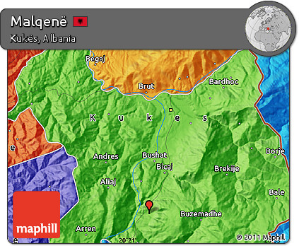 Political Map of Malqenë