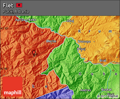 Political Map of Flet