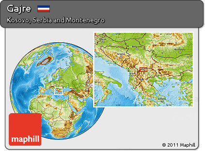 Physical Location Map of Gajre
