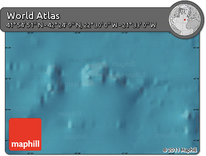 Satellite Map of the Area around 42° 9' 30" N, 22° 1' 29" W