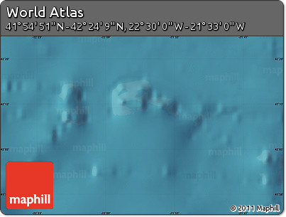 Satellite Map of the Area around 42° 9' 30" N, 22° 1' 29" W