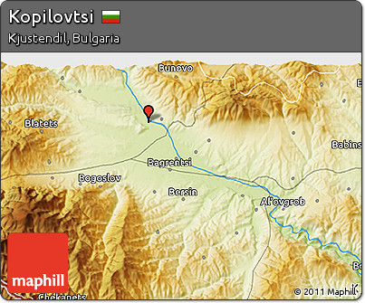 Physical 3D Map of Kopilovtsi