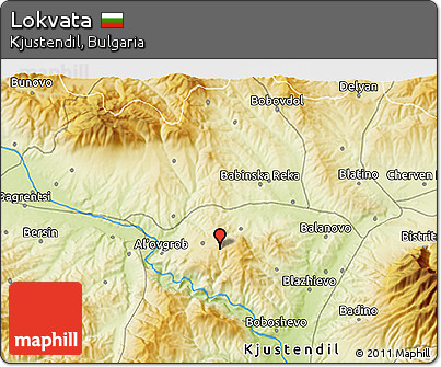 Physical 3D Map of Lokvata