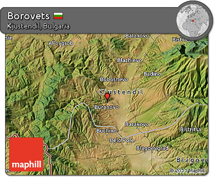 Satellite 3D Map of Borovets