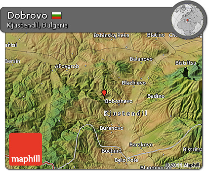 Satellite 3D Map of Dobrovo
