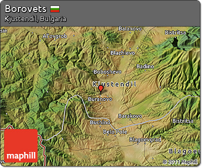 Satellite 3D Map of Borovets