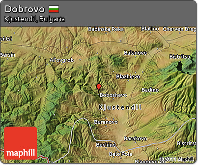 Satellite 3D Map of Dobrovo