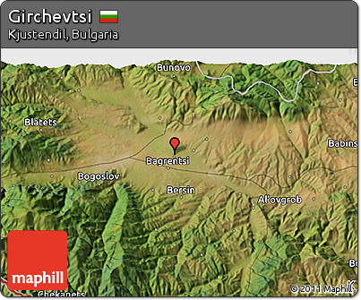 Satellite 3D Map of Girchevtsi