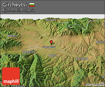 Satellite 3D Map of Girchevtsi
