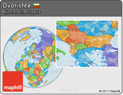 Political Location Map of Dvorishte