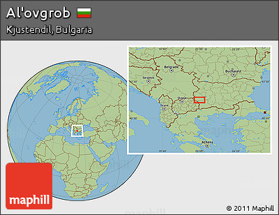 Savanna Style Location Map of Al'ovgrob