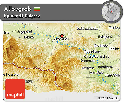 Physical Panoramic Map of Al'ovgrob