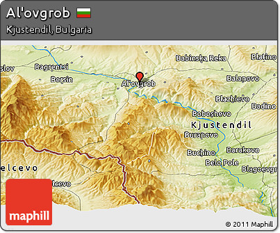 Physical Panoramic Map of Al'ovgrob