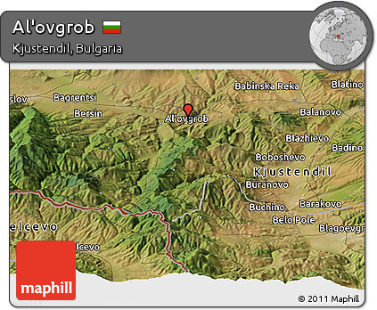 Satellite Panoramic Map of Al'ovgrob