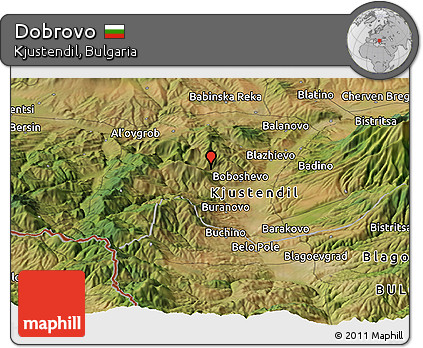 Satellite Panoramic Map of Dobrovo