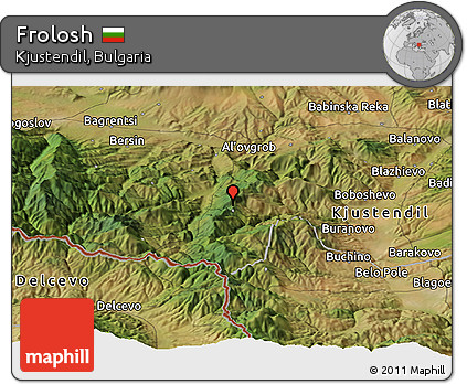 Satellite Panoramic Map of Frolosh
