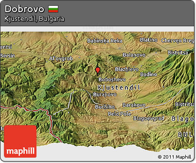 Satellite Panoramic Map of Dobrovo