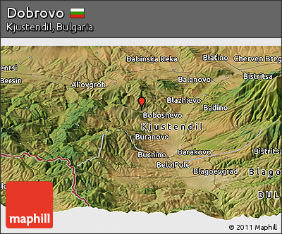 Satellite Panoramic Map of Dobrovo
