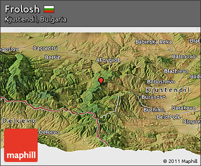 Satellite Panoramic Map of Frolosh