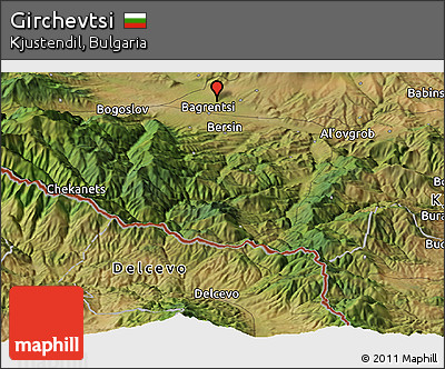 Satellite Panoramic Map of Girchevtsi
