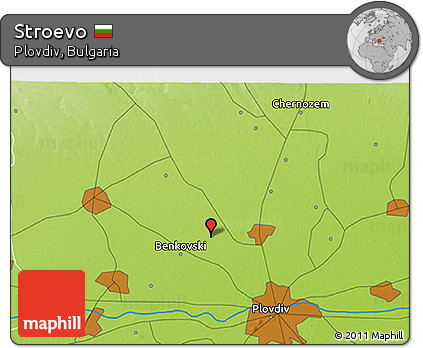 Physical 3D Map of Stroevo