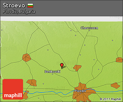 Physical 3D Map of Stroevo