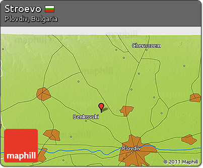 Physical 3D Map of Stroevo