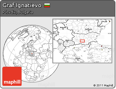 Blank Location Map of Graf Ignatievo