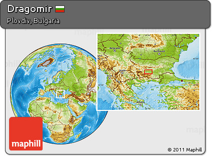 Physical Location Map of Dragomir