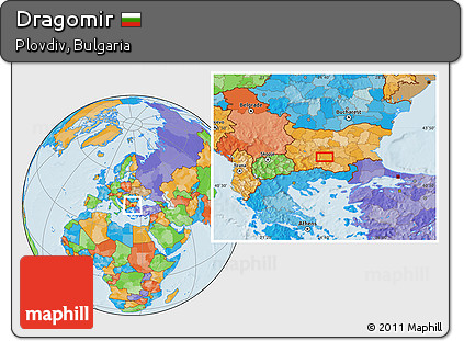 Political Location Map of Dragomir