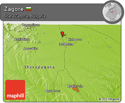 Physical 3D Map of Zagore