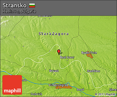 Physical 3D Map of Stransko