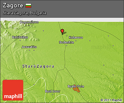 Physical 3D Map of Zagore