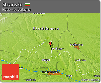 Physical 3D Map of Stransko