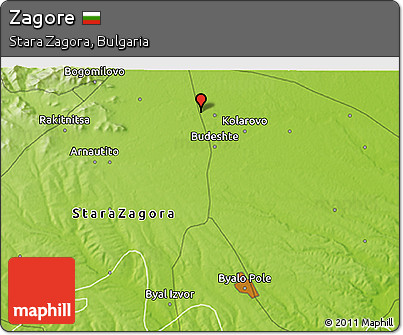 Physical 3D Map of Zagore