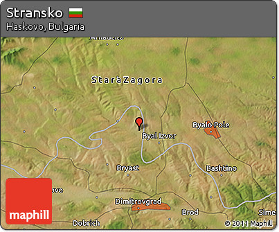 Satellite 3D Map of Stransko
