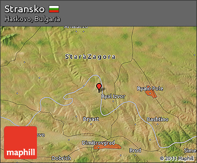 Satellite 3D Map of Stransko