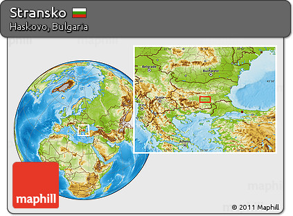 Physical Location Map of Stransko