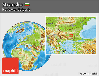 Physical Location Map of Stransko
