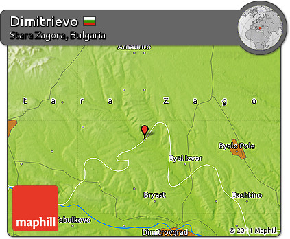 Physical Map of Dimitrievo
