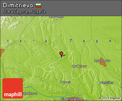Physical Map of Dimitrievo