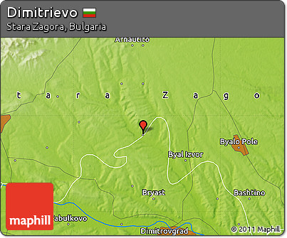 Physical Map of Dimitrievo