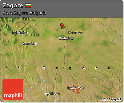 Satellite Map of Zagore